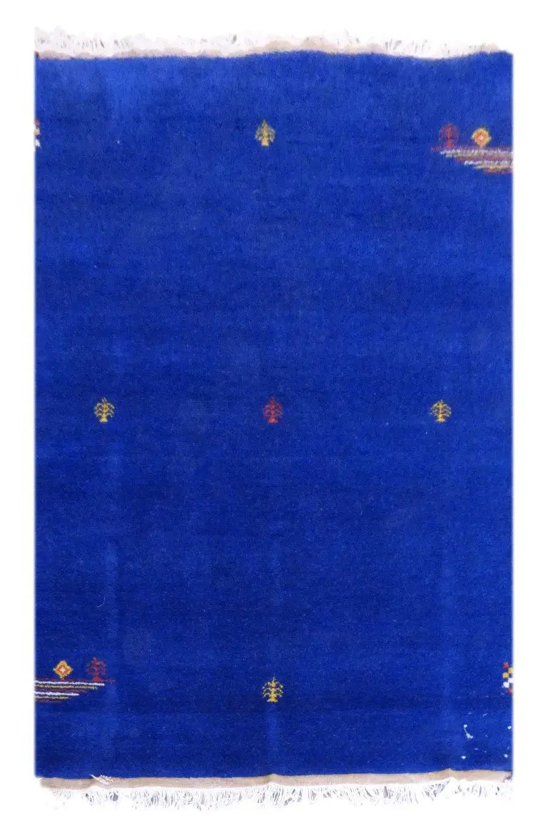 One Of The Kind Indian Hand-Knotted Rug 6'6" X 4'8"